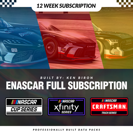iRacing - Full eNASCAR Subscription - 12 Weeks