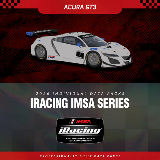 iRacing - Acura NSX GT3 - IMSA Data Packs