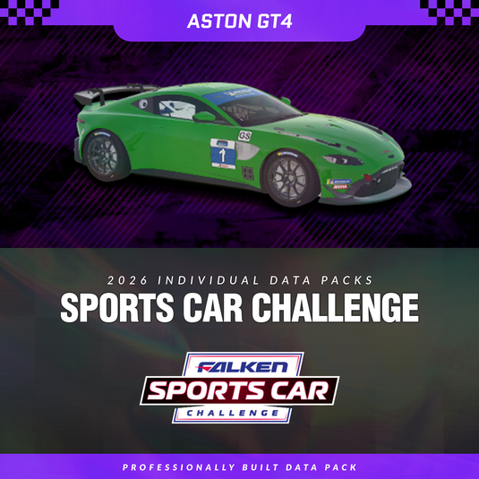 iRacing - Aston Martin Vantage GT4 - Falken Tire Sports Car Challenge Series Data Packs