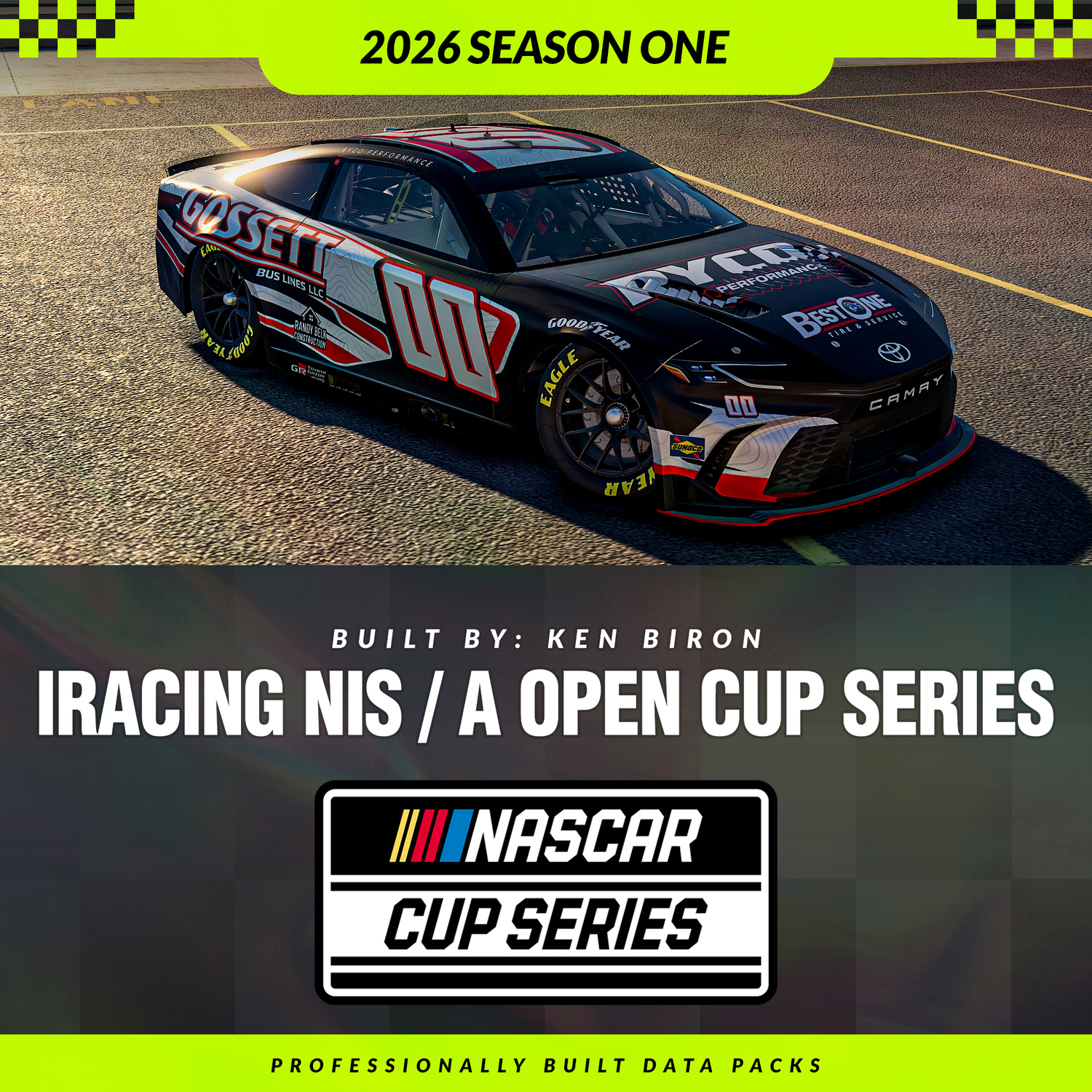 eNASCAR Weekly Data Packs – RYCO Performance / iRacing Setup Shop