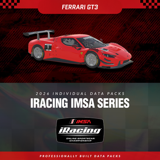 iRacing - Ferrari 296 GT3 - IMSA Data Packs