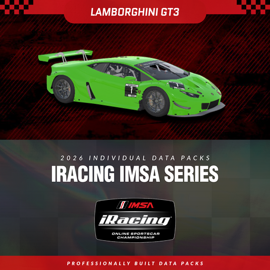 iRacing - Lambo Huracan GT3 - IMSA Data Packs