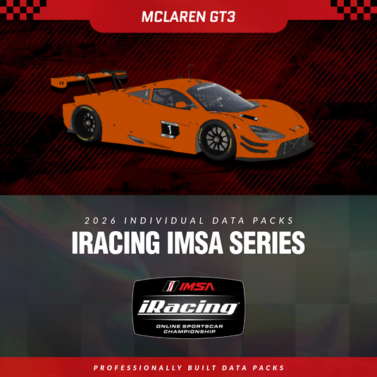 iRacing - McLaren 720S GT3 - IMSA Data Packs