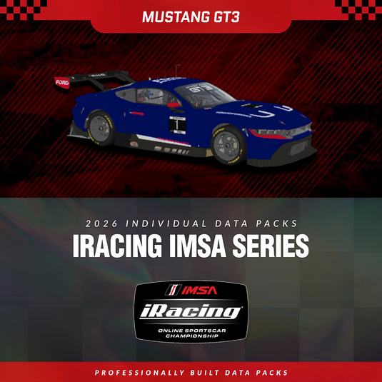 iRacing - Mustang GT3 - IMSA Data Packs