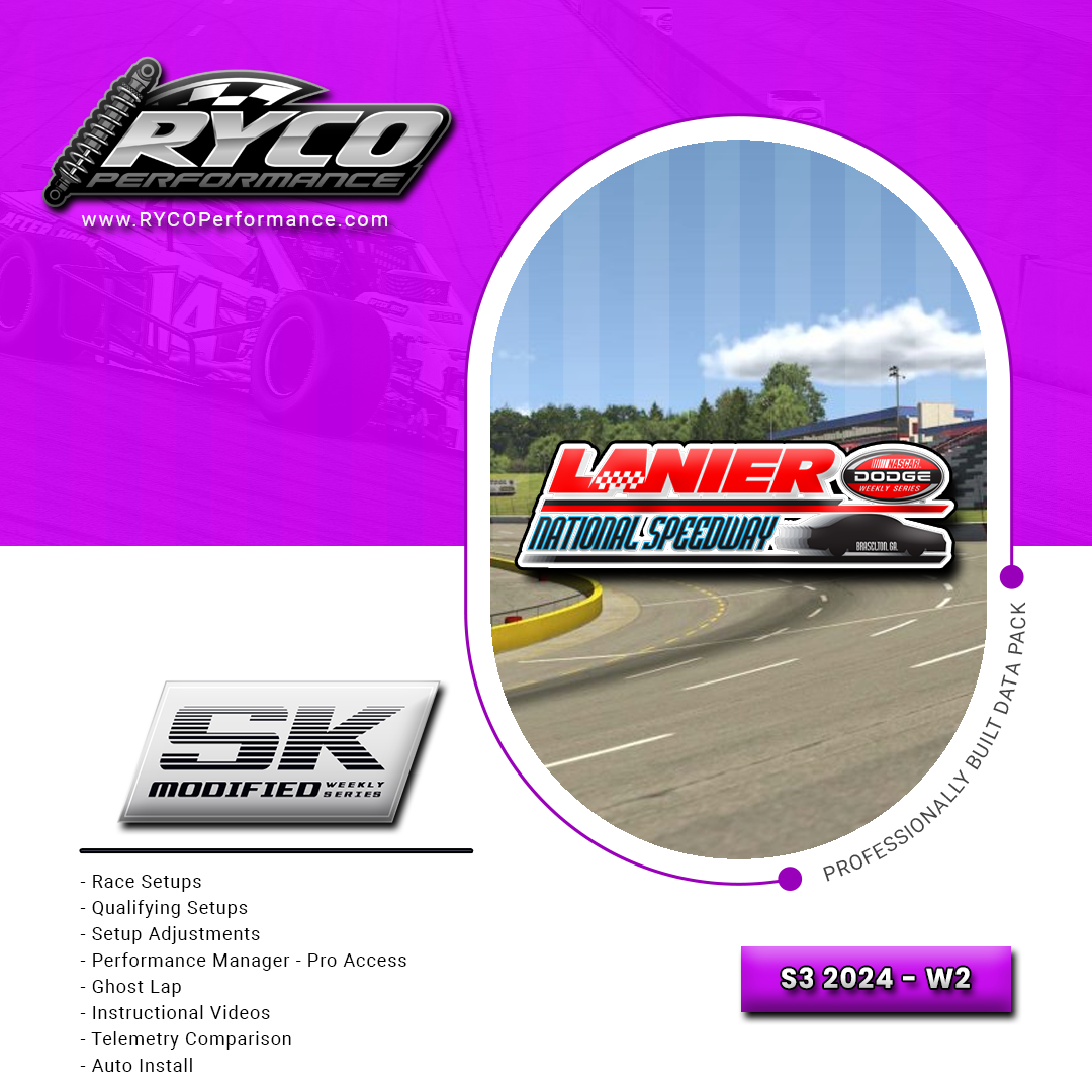 Season 3 2024 SK Modified Lanier RYCO Performance / iRacing Setup