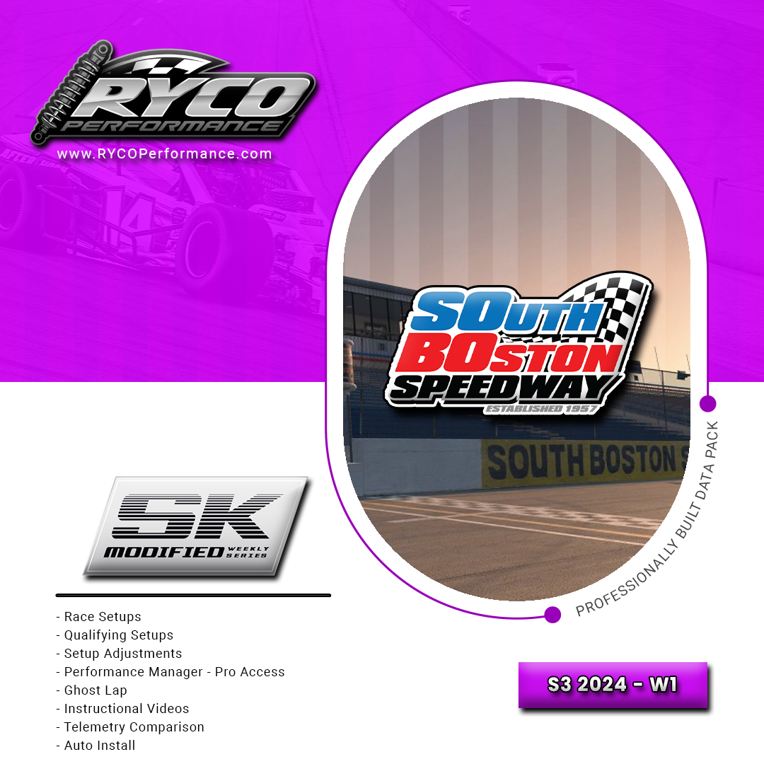 Season 3 2024 SK Modified South Boston RYCO Performance / iRacing