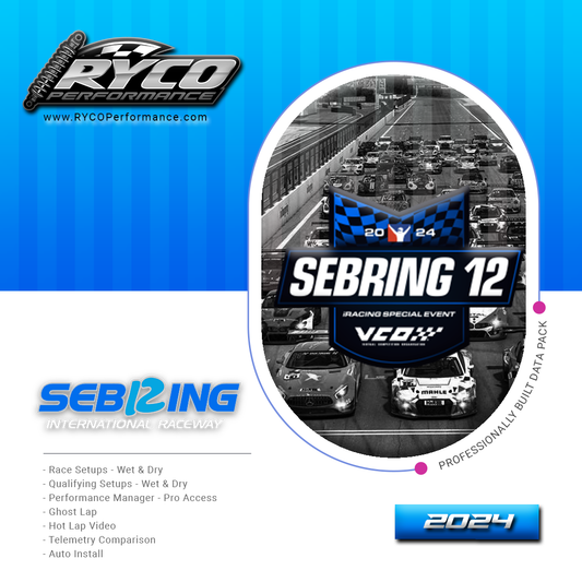 2024 iRacing Sebring 12HRs Special Event 11 Car Pack
