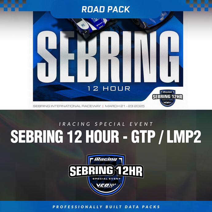 2025 iRacing Sebring 12 Hour GTP / LMP2 Pass