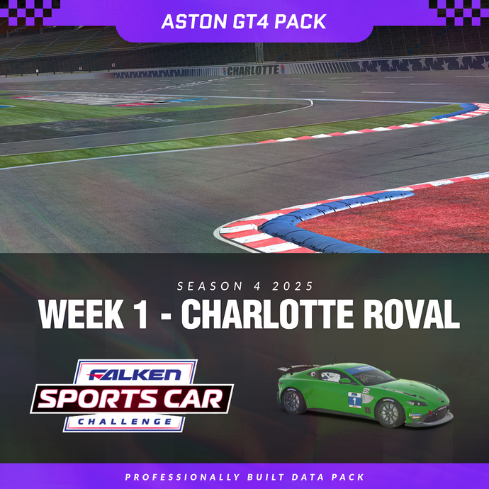 25S4 - Aston Martin Vantage GT4 - W1 - Charlotte ROval