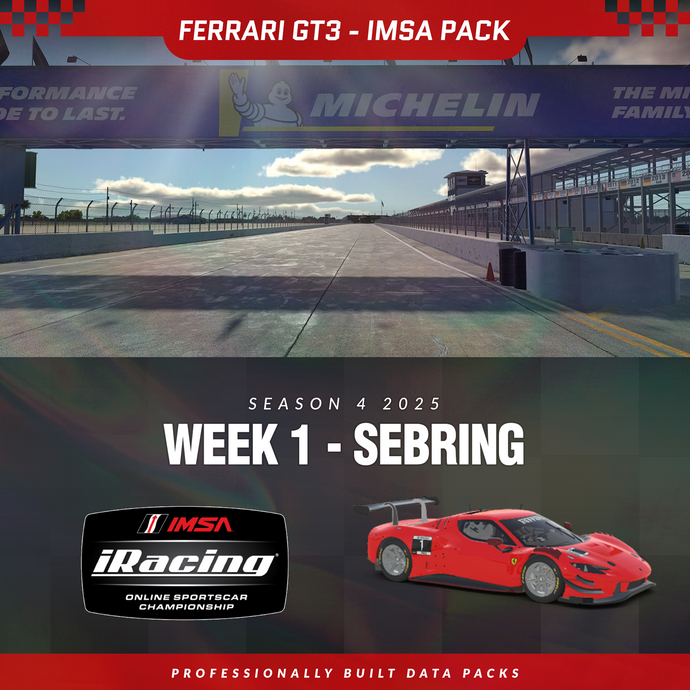 25S4 - Ferrari 296 GT3 - W1 - Sebring