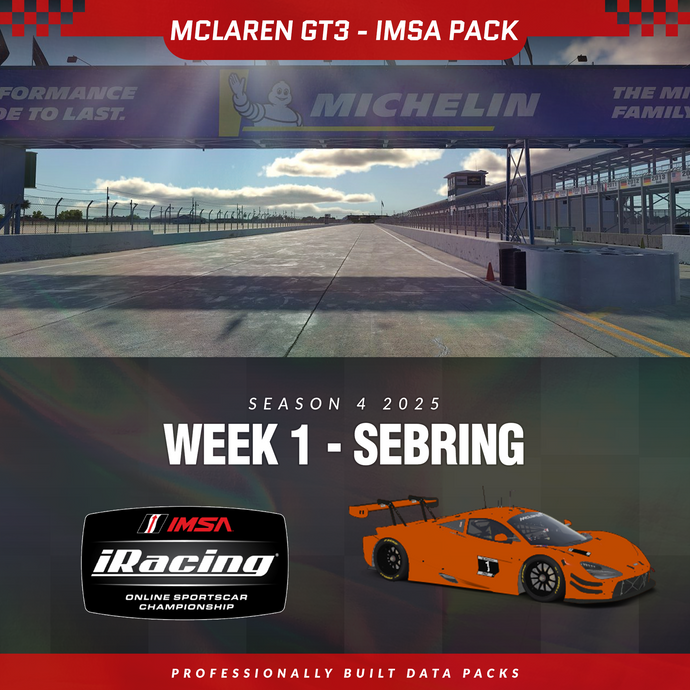 25S4 - McLaren 720S GT3 EVO - W1 - Sebring