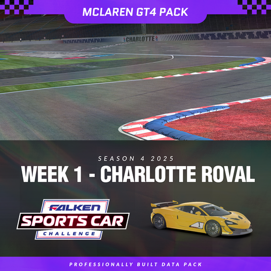 25S4 - McLaren GT4 - W1 - Charlotte ROval