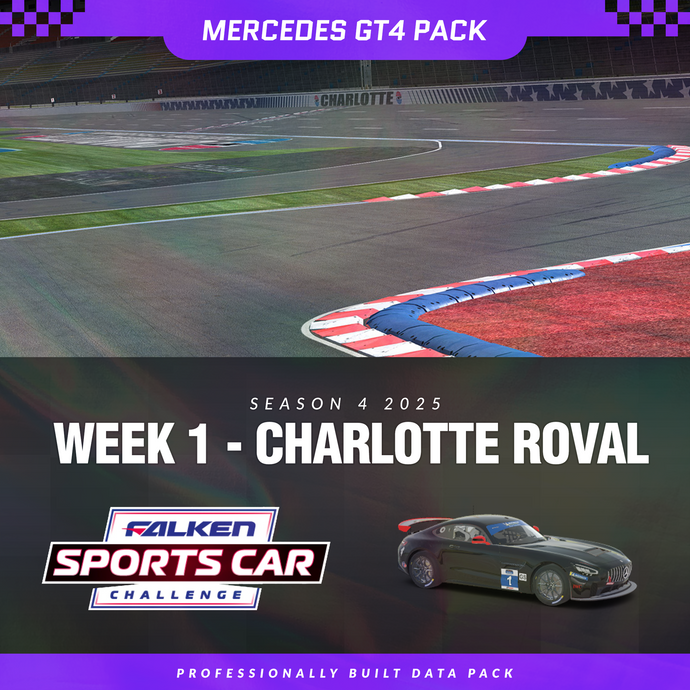 25S4 - Mercedes GT4 - W1 - Charlotte ROval