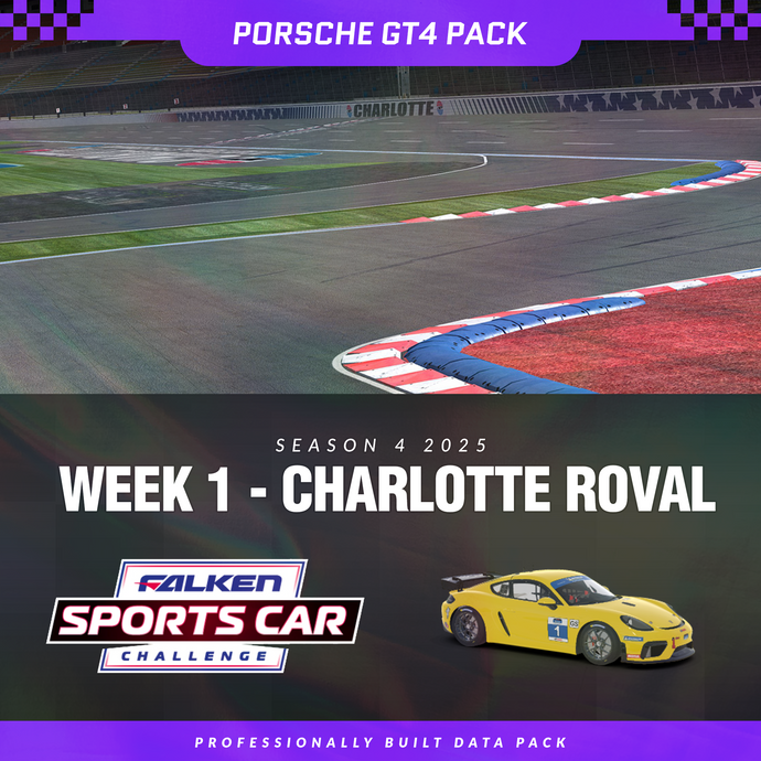 25S4 - Porsche GT4 - W1 - Charlotte ROval
