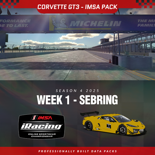 25S4 - Chevrolet Corvette Z06 GT3.R - W1 - Sebring