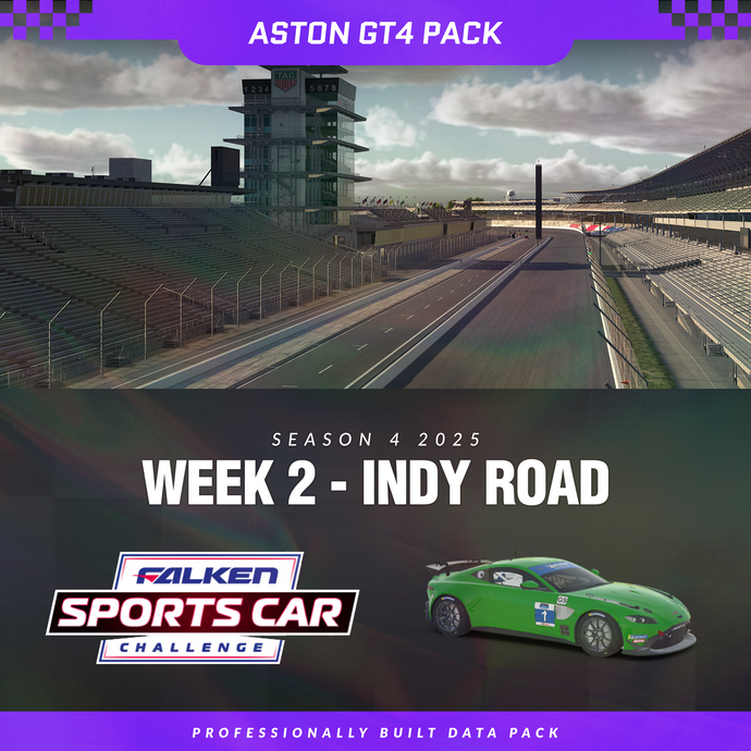 25S4 - Aston Martin Vantage GT4 - W2 - Indy Road