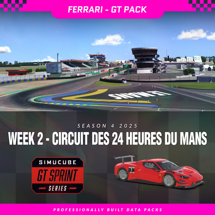 25S4 - Ferrari 296 GT3 - W2 - Circuit des 24 Heures du Mans