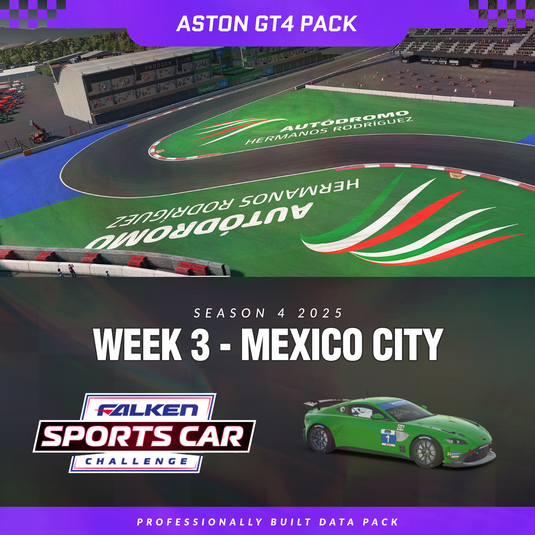 25S4 - Aston Martin Vantage GT4 - W3 - Mexico City