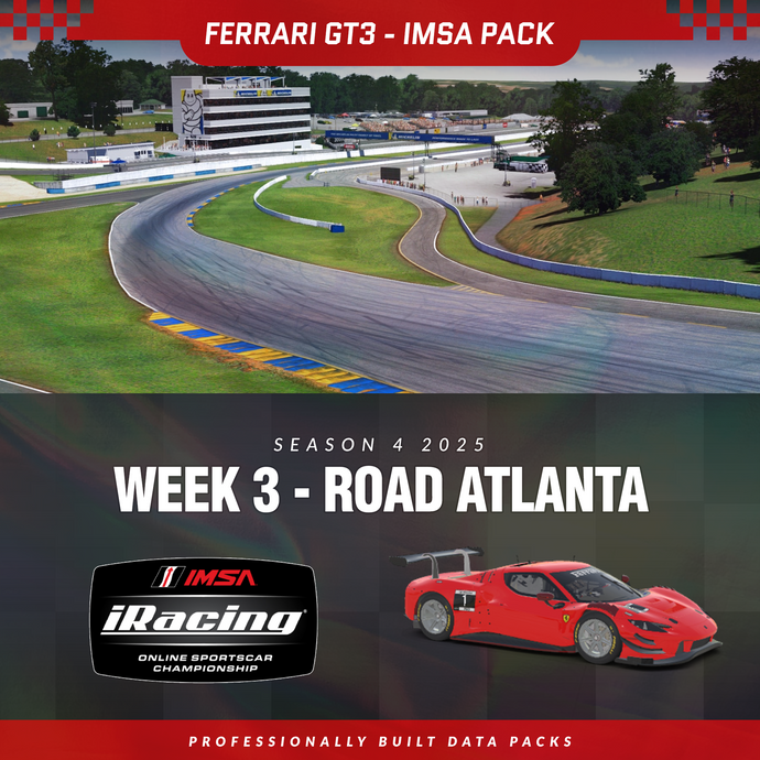 25S4 - Ferrari 296 GT3 - W3 - Road Atlanta