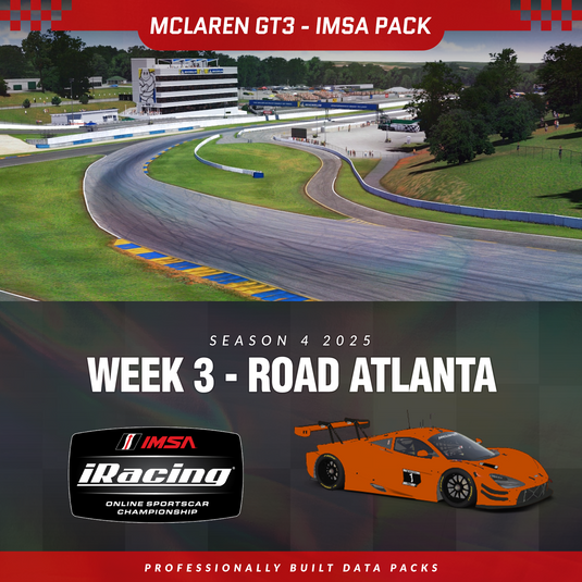 25S4 - McLaren 720S GT3 EVO - W3 - Road Atlanta