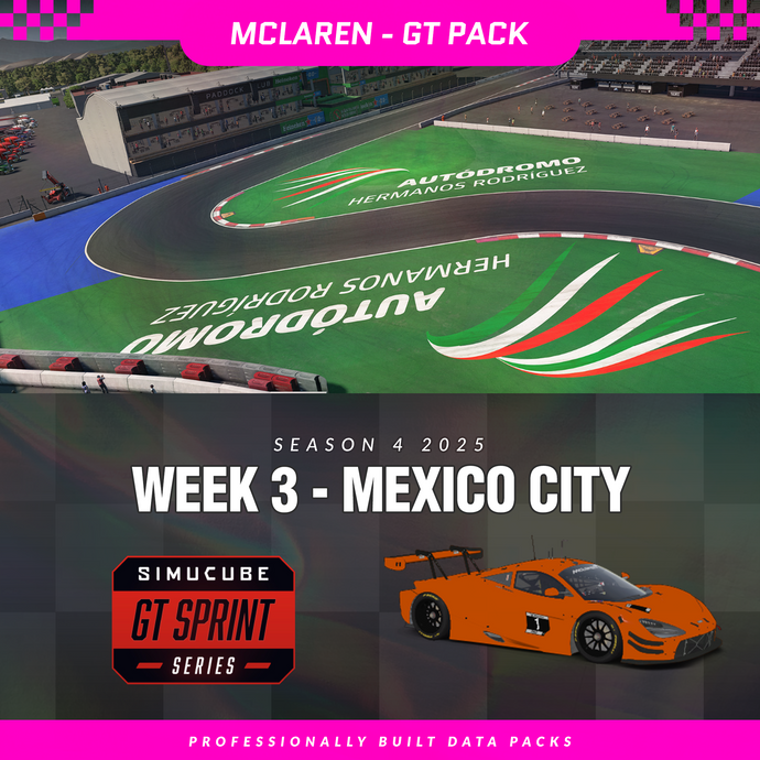 25S4 - McLaren 720S GT3 EVO - W3 - Mexico City