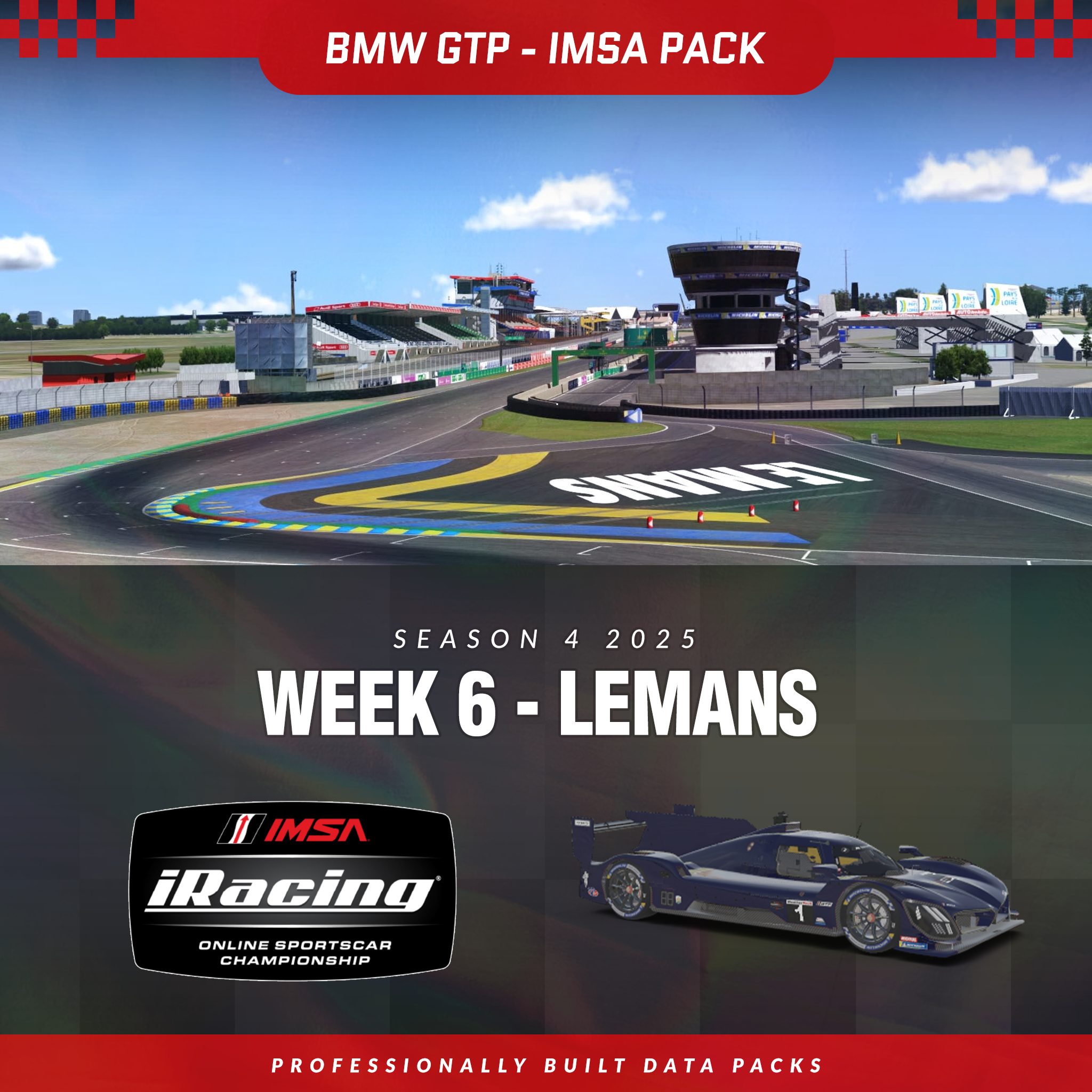 Gtp Racing Setups 25S4 - BMW GTP - W6 - Le Mans – RYCO Performance / iRacing Setup Shop