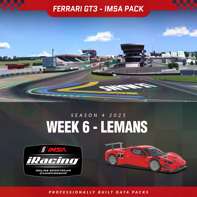 25S4 - Ferrari 296 GT3 - W6 - Le Mans