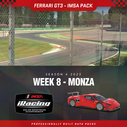 25S4 - Ferrari 296 GT3 - W8 - Monza