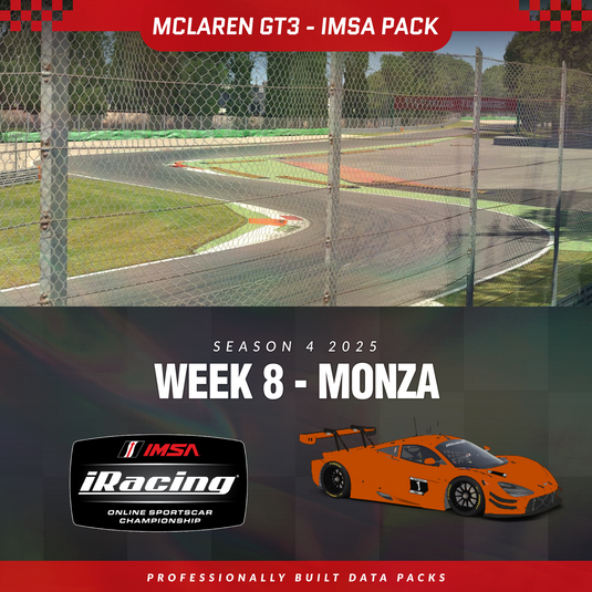 25S4 - McLaren 720S GT3 EVO - W8 - Monza